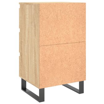 Nachtkastjes 2 st 40x35x69 cm bewerkt hout sonoma eikenkleurig 8720845905989 8