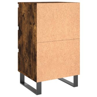 Nachtkastjes 2 st 40x35x69 cm bewerkt hout gerookt eikenkleurig 8720845906023 8