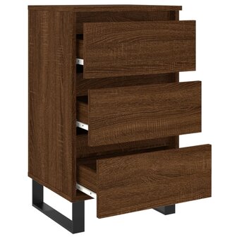 Nachtkastjes 2 st 40x35x69 cm bewerkt hout bruin eikenkleur 8720845906061 6