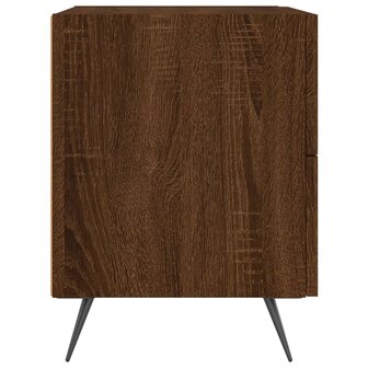 Nachtkastje 40x35x47,5 cm bewerkt hout bruin eikenkleur 8720845908379 5