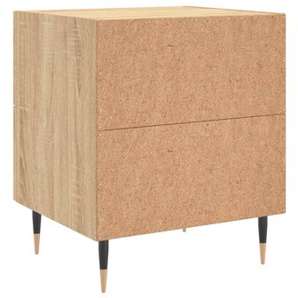 Nachtkastje 40x35x47,5 cm bewerkt hout sonoma eikenkleurig 8720845908454 8