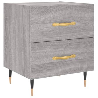 Nachtkastjes 2 st 40x35x47,5 cm bewerkt hout grijs sonoma eiken 8720845908522 5