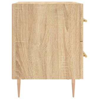 Nachtkastjes 2 st 40x35x47,5 cm bewerkt hout sonoma eikenkleur 8720845908621 7