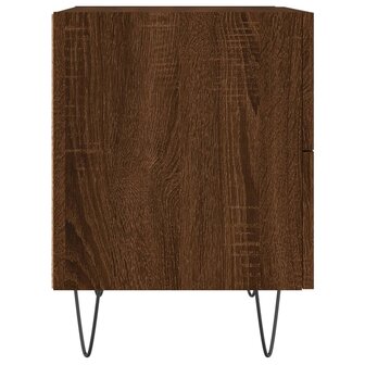 Nachtkastje 40x35x47,5 cm bewerkt hout bruin eikenkleur 8720845908850 7