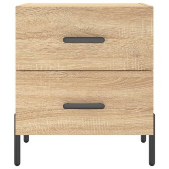 Nachtkastjes 2 st 40x35x47,5 cm bewerkt hout sonoma eikenkleur 8720845909109 6