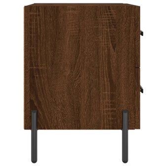 Nachtkastjes 2 st 40x35x47,5 cm bewerkt hout bruin eikenkleur 8720845909185 7