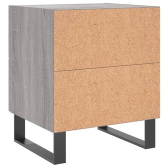 Nachtkastjes 2 st 40x35x47,5 cm bewerkt hout grijs sonoma eiken 8720845909482 9