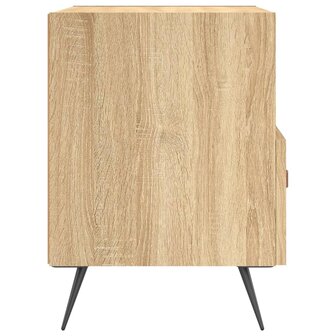 Nachtkastjes 2 st 40x35x47,5 cm bewerkt hout sonoma eikenkleur 8720845909581 7