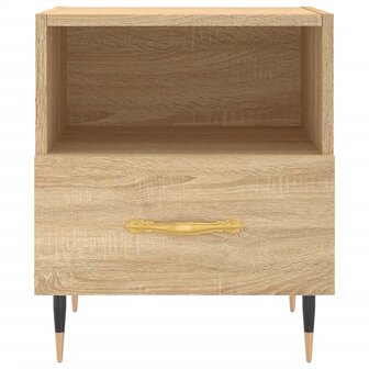 Nachtkastjes 2 st 40x35x47,5 cm bewerkt hout sonoma eikenkleur 8720845909741 6