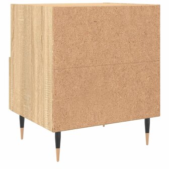 Nachtkastjes 2 st 40x35x47,5 cm bewerkt hout sonoma eikenkleur 8720845909741 9