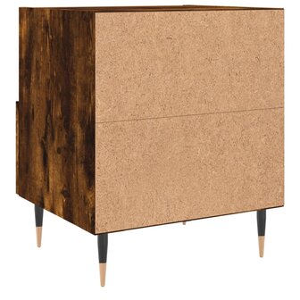 Nachtkastjes 2 st 40x35x47,5 cm bewerkt hout gerookt eikenkleur 8720845909789 9