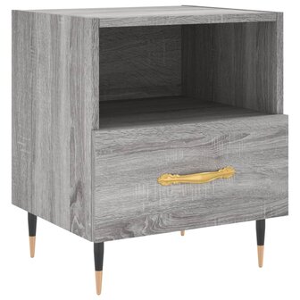 Nachtkastjes 2 st 40x35x47,5 cm bewerkt hout grijs sonoma eiken 8720845909802 5