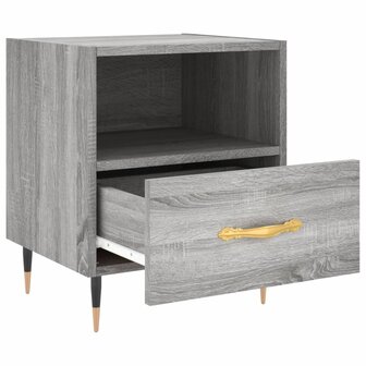 Nachtkastjes 2 st 40x35x47,5 cm bewerkt hout grijs sonoma eiken 8720845909802 7