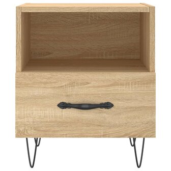 Nachtkastjes 2 st 40x35x47,5 cm bewerkt hout sonoma eikenkleur 8720845910068 7