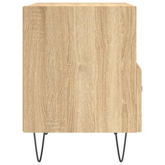 Nachtkastjes 2 st 40x35x47,5 cm bewerkt hout sonoma eikenkleur 8720845910068 8