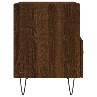 Nachtkastjes 2 st 40x35x47,5 cm bewerkt hout bruin eikenkleur 8720845910143 8