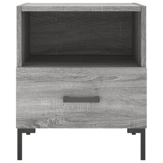 Nachtkastjes 2 st 40x35x47,5 cm bewerkt hout grijs sonoma eiken 8720845910280 7