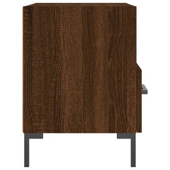 Nachtkastjes 2 st 40x35x47,5 cm bewerkt hout bruin eikenkleur 8720845910303 8