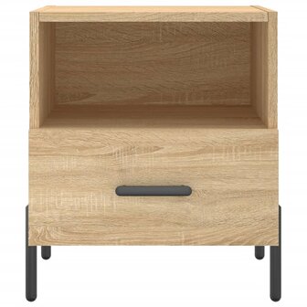 Nachtkastjes 2 st 40x35x47,5 cm bewerkt hout sonoma eikenkleur 8720845910389 7