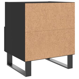 Nachtkastje 40x35x47,5 cm bewerkt hout zwart 8720845910655 6