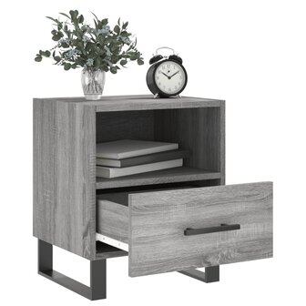 Nachtkastjes 2 st 40x35x47,5 cm bewerkt hout grijs sonoma eiken 8720845910761 3