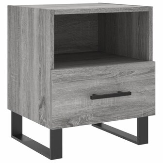 Nachtkastjes 2 st 40x35x47,5 cm bewerkt hout grijs sonoma eiken 8720845910761 6