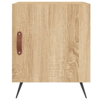 Nachtkastjes 2 st 40x40x50 cm bewerkt hout sonoma eikenkleurig 8720845910860 6