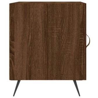 Nachtkastjes 2 st 40x40x50 cm bewerkt hout bruin eikenkleur 8720845910945 7