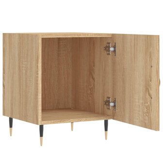 Nachtkastje 40x40x50 cm bewerkt hout sonoma eikenkleurig 8720845911010 3