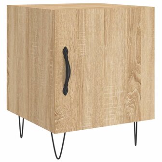 Nachtkastjes 2 st 40x40x50 cm bewerkt hout sonoma eikenkleurig 8720845911348 5