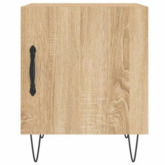 Nachtkastjes 2 st 40x40x50 cm bewerkt hout sonoma eikenkleurig 8720845911348 6