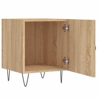 Nachtkastjes 2 st 40x40x50 cm bewerkt hout sonoma eikenkleurig 8720845911348 8