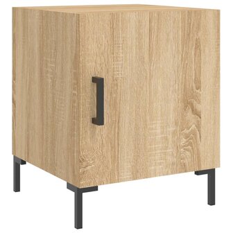 Nachtkastjes 2 st 40x40x50 cm bewerkt hout sonoma eikenkleurig 8720845911508 3