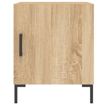 Nachtkastjes 2 st 40x40x50 cm bewerkt hout sonoma eikenkleurig 8720845911508 4