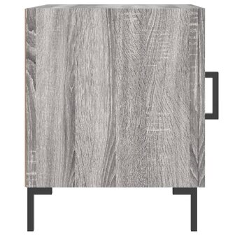 Nachtkastje 40x40x50 cm bewerkt hout grijs sonoma eikenkleurig 8720845911553 5