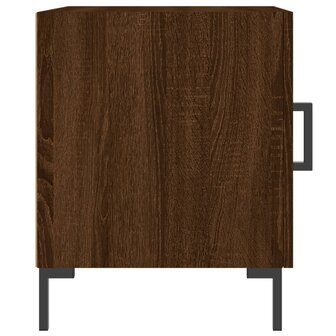 Nachtkastjes 2 st 40x40x50 cm bewerkt hout bruin eikenkleur 8720845911584 5