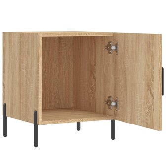 Nachtkastje 40x40x50 cm bewerkt hout sonoma eikenkleurig 8720845911652 5