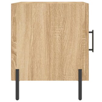 Nachtkastje 40x40x50 cm bewerkt hout sonoma eikenkleurig 8720845911652 7