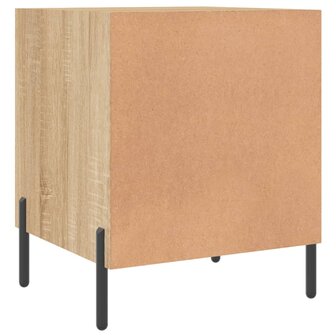 Nachtkastjes 2 st 40x40x50 cm bewerkt hout sonoma eikenkleurig 8720845911669 10