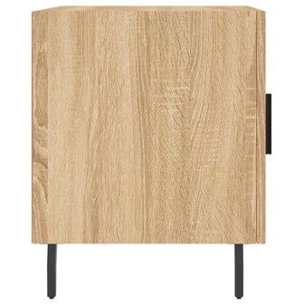 Nachtkastje 40x40x50 cm bewerkt hout sonoma eikenkleurig 8720845911812 7