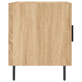 Nachtkastjes 2 st 40x40x50 cm bewerkt hout sonoma eikenkleurig 8720845911829 8