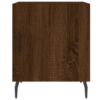 Nachtkastjes 2 st 40x40x50 cm bewerkt hout bruin eikenkleur 8720845911904 7