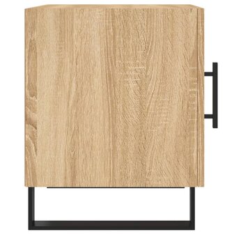 Nachtkastje 40x40x50 cm bewerkt hout sonoma eikenkleurig 8720845911973 7