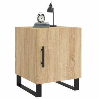 Nachtkastjes 2 st 40x40x50 cm bewerkt hout sonoma eikenkleurig 8720845911980 4