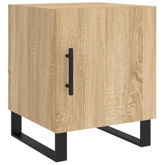 Nachtkastjes 2 st 40x40x50 cm bewerkt hout sonoma eikenkleurig 8720845911980 6