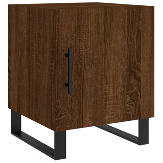 Nachtkastjes 2 st 40x40x50 cm bewerkt hout bruin eikenkleur 8720845912062 6