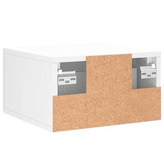 Nachtkastjes 2 st wandgemonteerd 35x35x20 cm wit 8720845946142 9