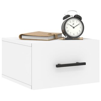 Nachtkastjes 2 st wandgemonteerd 35x35x20 cm wit 8720845947101 3