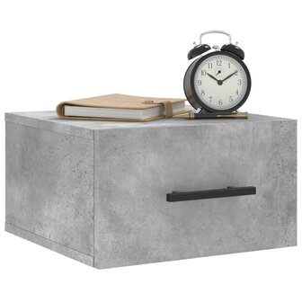 Nachtkastjes 2 st wandgemonteerd 35x35x20 cm betongrijs 8720845947187 3