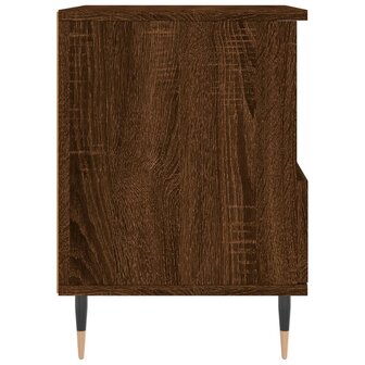 Nachtkastjes 2 st 40x35x50 cm bewerkt hout bruin eikenkleur 8721012110021 8